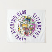 Tapisserie de célébration de 80e anniversaire (Devant (Horizontal))