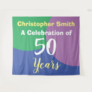 Tapisserie de célébration pour 50 ans