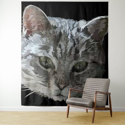 Tapisserie de chat (En situation)