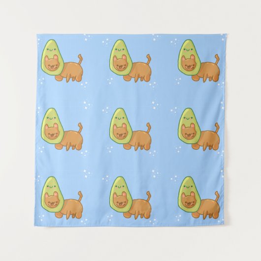 Tapisserie de chat Avocado (Devant)