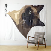 Tapisserie de chat Meeow (En situation (horizontale))