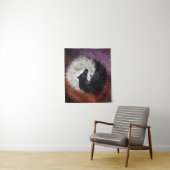 Tapisserie de chevaux de Yin Yang (En situation)