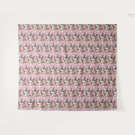 Tapisserie de chiot (Devant (Horizontal))
