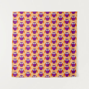 Tapisserie de chouette d'Halloween
