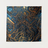 Tapisserie de circuits électroniques (Devant)