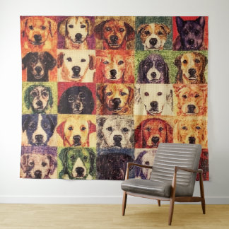 Tapisserie de collection de chiens