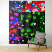 Tapisserie de conception numérique de toile de fon (En situation)