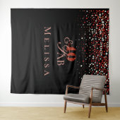 Tapisserie de confettis pour 40e anniversaire (40  (En situation (horizontale))