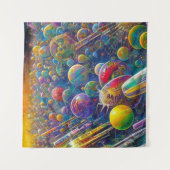 Tapisserie de course spatiale (Devant)