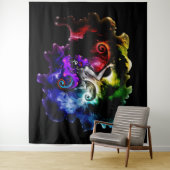 Tapisserie de création tatouée (En situation)