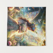 Tapisserie de fées et de chats (Devant (Horizontal))