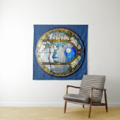 Tapisserie de fenêtre d'hiver (En situation (horizontale))