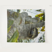 Tapisserie de fentes souriantes (Devant (Horizontal))