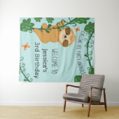 Tapisserie de fête d'anniversaire de jungle de par (En situation (horizontale))