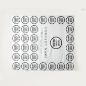 Tapisserie de fête d'entreprise d'événement commer (Devant (Horizontal))