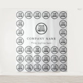 Tapisserie de fête d'entreprise d'événement commer (Devant)