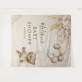 Tapisserie de Fête Prénatale Ourson Herbe des Pamp (Devant (Horizontal))