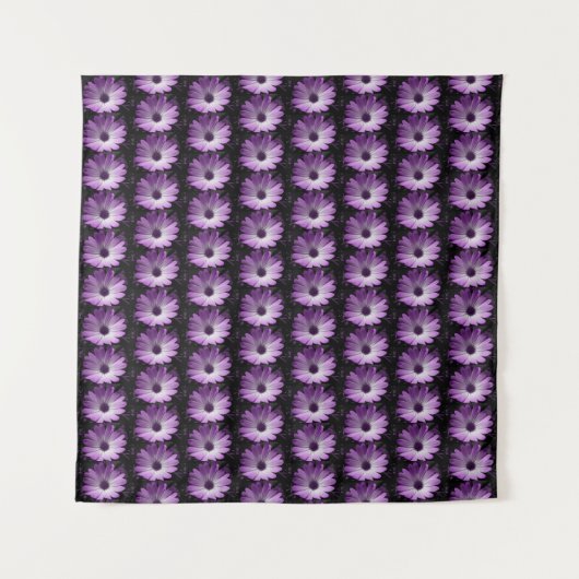 Tapisserie de fleur pourpre (Devant (Horizontal))