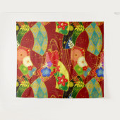 tapisserie de fleurs Abstraites (Devant (Horizontal))