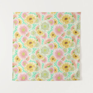 Tapisserie de fleurs de tournesol - Boho clair déc