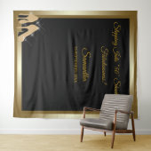 Tapisserie de fond de bannière pour fête d'anniver (En situation (horizontale))