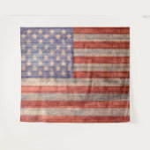 Tapisserie de fond de photo de drapeau américain (Devant (Horizontal))