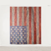 Tapisserie de fond de photo de drapeau américain (Devant)