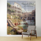 Tapisserie de fond de scène du Colisée romain anti (En situation)