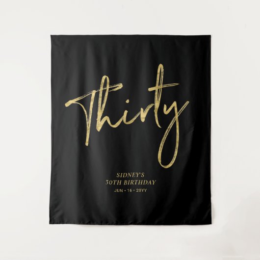 Tapisserie de fond de scène pour fête d'anniversai (Devant)