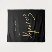 Tapisserie de fond pour fête d'anniversaire 70 ans (Devant (Horizontal))