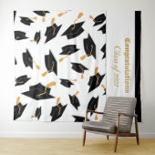 Tapisserie de fond pour photo de remise de diplôme (En situation (horizontale))