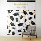 Tapisserie de fond pour photo de remise de diplôme (En situation)