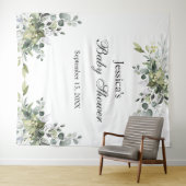 Tapisserie de fond pour photos de Baby Shower Euca (En situation (horizontale))