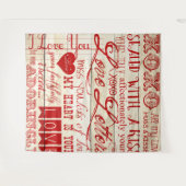 Tapisserie de fond pour photos de la Saint-Valenti (Devant (Horizontal))