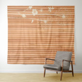 Tapisserie de fond rustique en bois (En situation (horizontale))