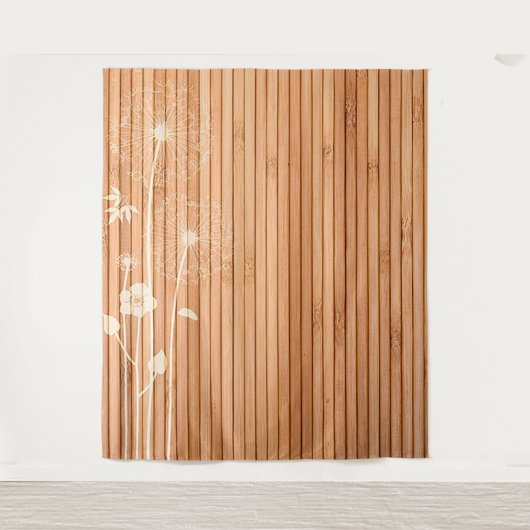 Tapisserie de fond rustique en bois (Devant)