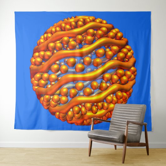 Tapisserie de Golden Waves (En situation (horizontale))
