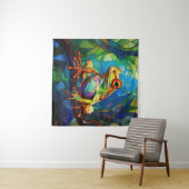 Tapisserie de grenouille (En situation (horizontale))