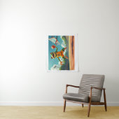 Tapisserie de grenouille de basket (En situation)