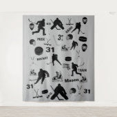 Tapisserie de hockey (Devant)