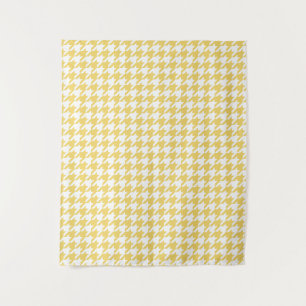 Tapisserie de Houndstooth jaune