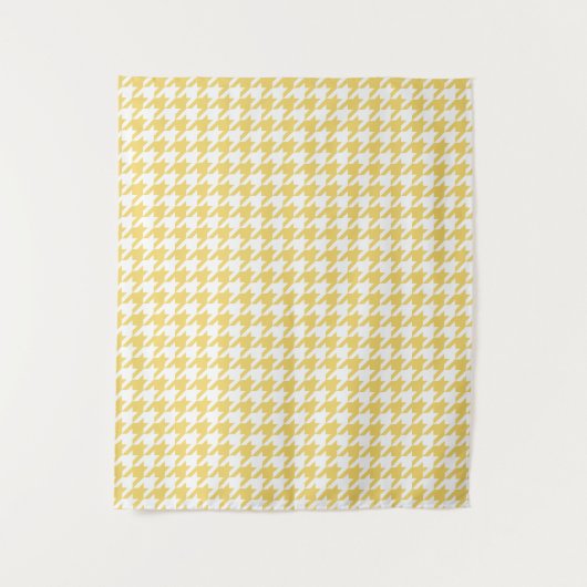 Tapisserie de Houndstooth jaune (Devant)