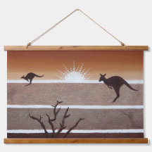 Tapisserie de Kangaroo externe australienne