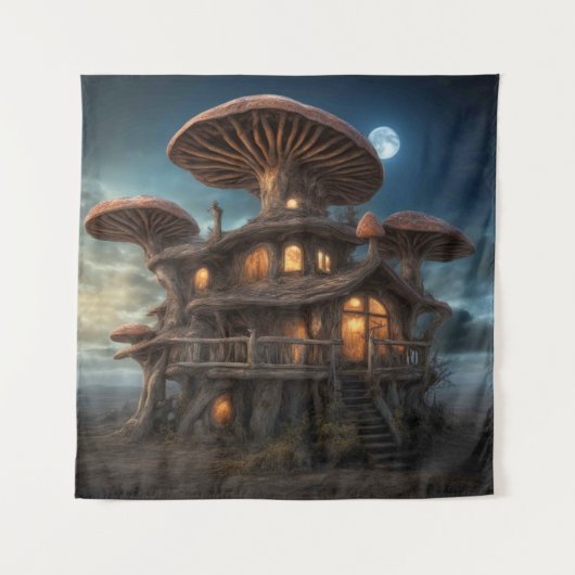 Tapisserie de la maison de champignons (Devant)