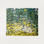 Tapisserie de la nature verte et jaune (Devant (Horizontal))