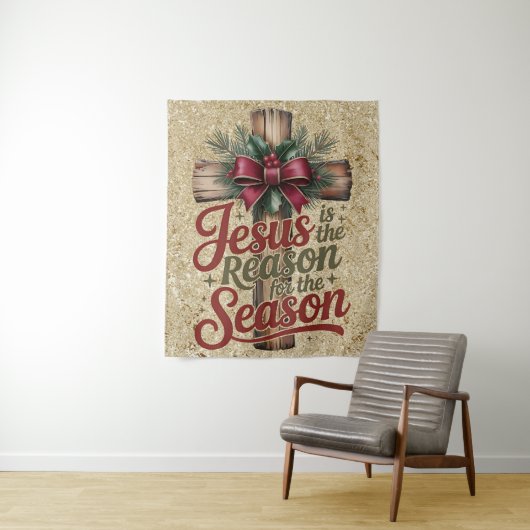Tapisserie de la saison de Jésus raison (En situation)