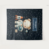 Tapisserie de la soirée Ours de l'espace pour garç (Devant (Horizontal))