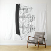 Tapisserie de la voile (En situation (horizontale))