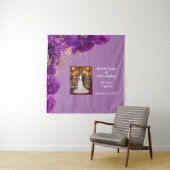 Tapisserie de l'anniversaire du Mariage de fleurs  (En situation)