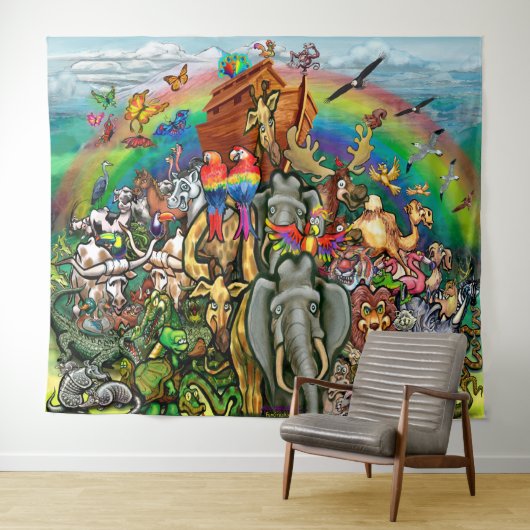 Tapisserie de l'arche de Noah (En situation (horizontale))